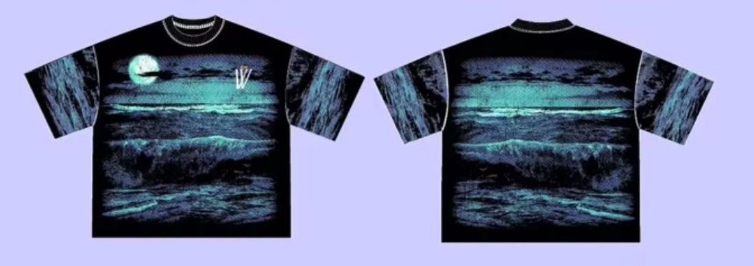MR WAVE Las OLas Tee MR-7001 (BlK)