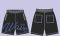 MR WAVE  Blue Wave Nylon Shorts MR-7002 (Black)