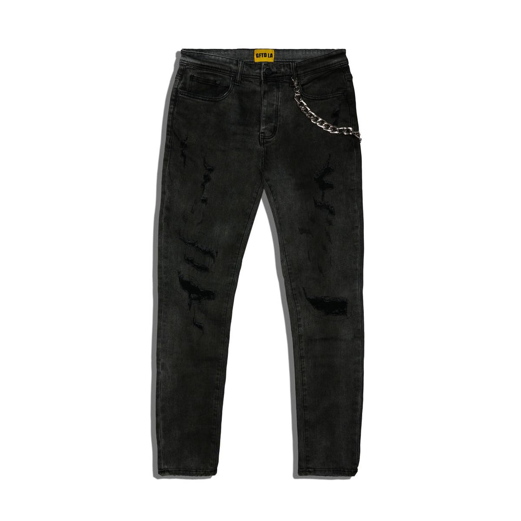 GFTD LA 'HUNTER ' BLACK JEAN
