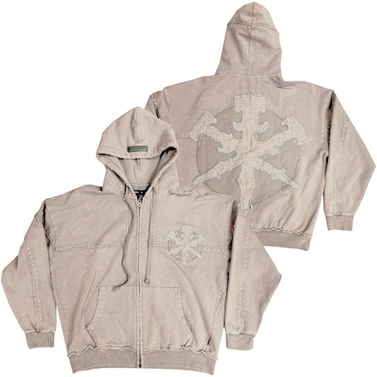 Hudson Hoody 585 Studded Metal Oversized Hoody SAIL