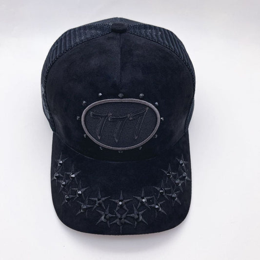 HUDSON DIAMOND 777 SUEDE TRUCKER HAT (CD0343)