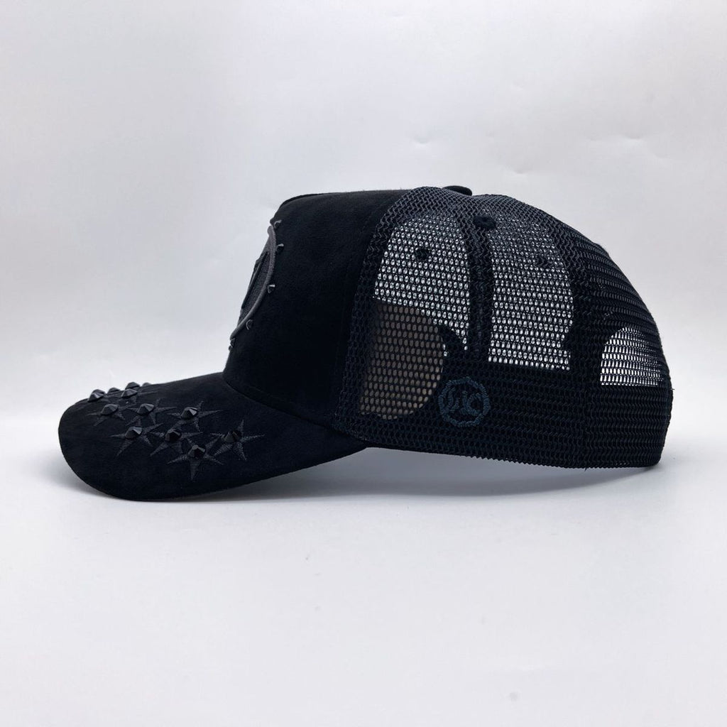 HUDSON DIAMOND 777 SUEDE TRUCKER HAT (CD0343)
