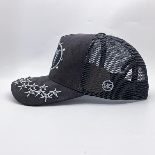 HUDSON DIAMOND 777 SUEDE TRUCKER HAT (CD0345)