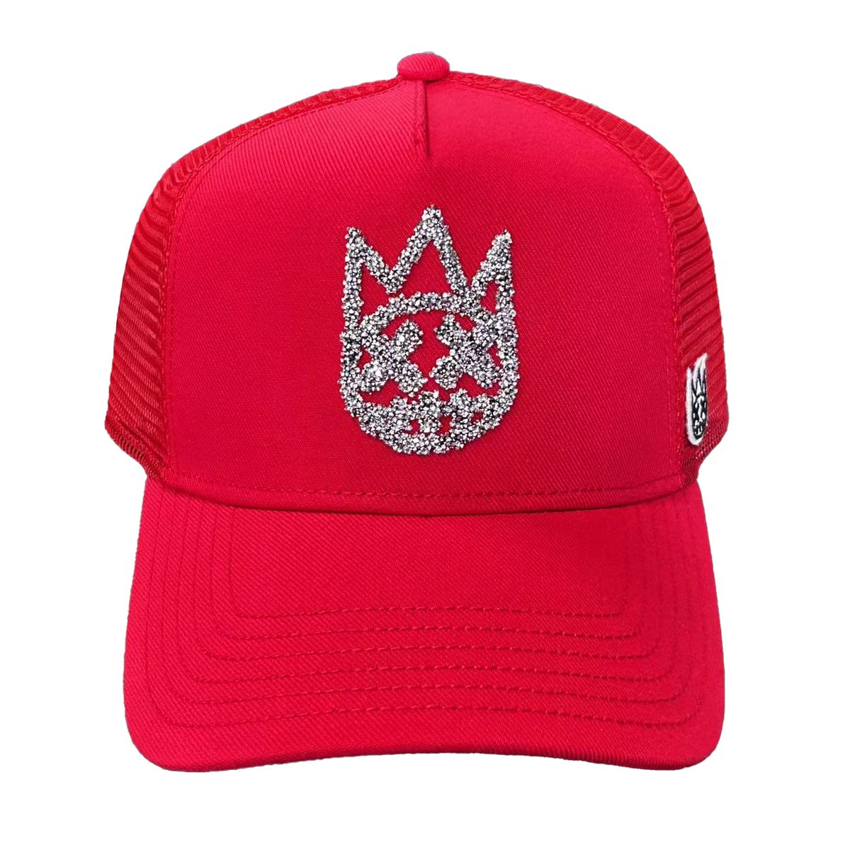 CULT CRYSTAL LOGO MESH BACK TRUCKER HAT (625BC-CH202A)