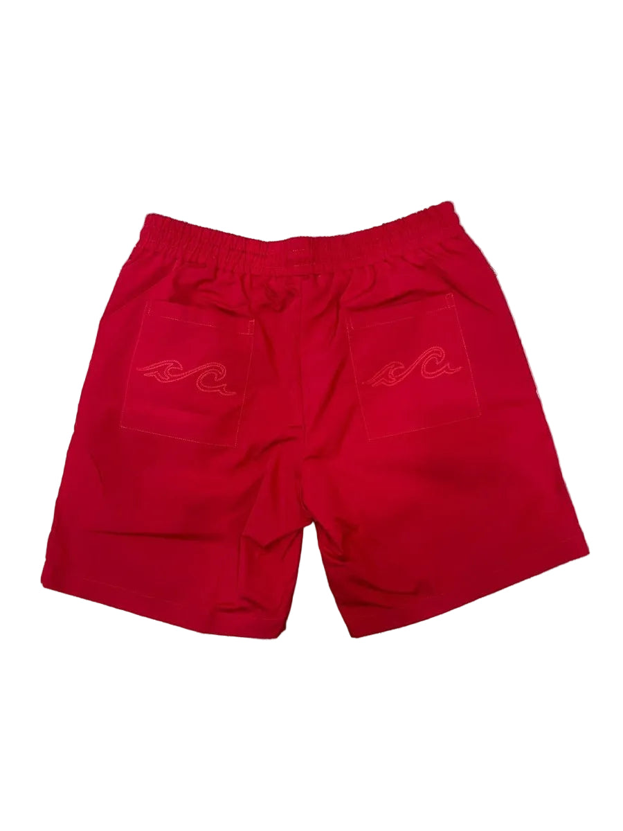 MR WAVE RESIDENTIAL NYLON SHORTS MR-6002 (Red)