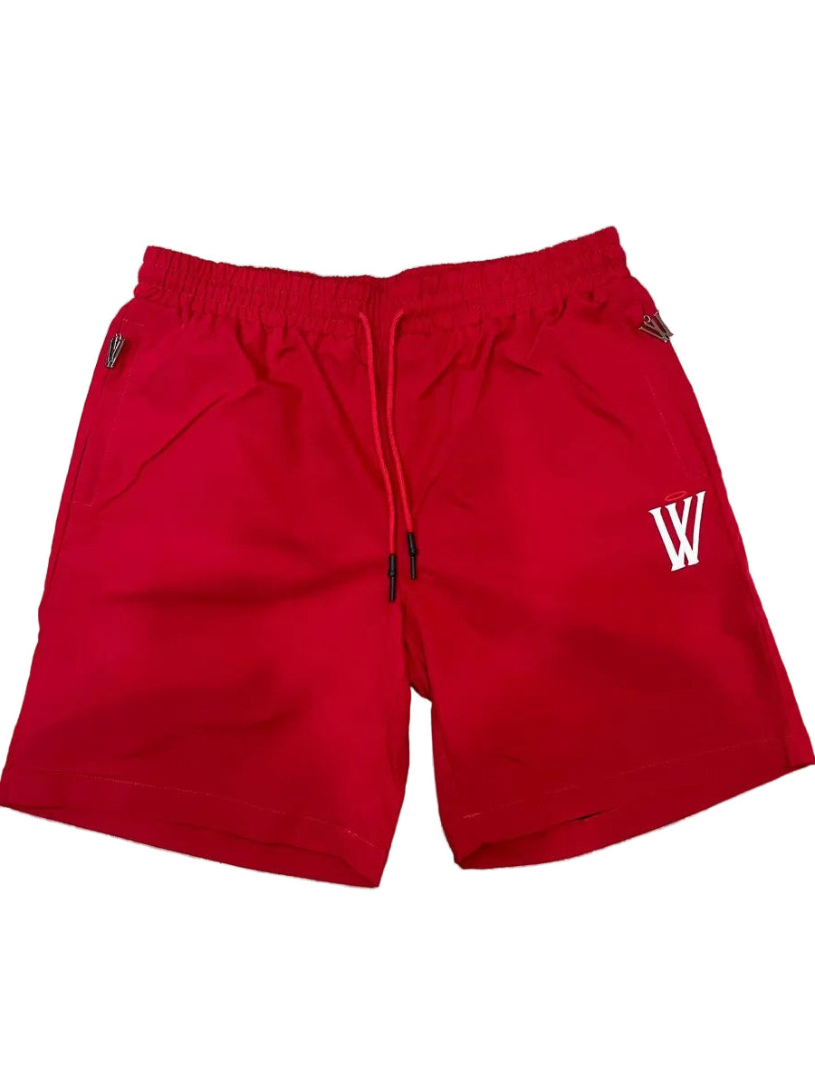 MR WAVE RESIDENTIAL NYLON SHORTS MR-6002 (Red)