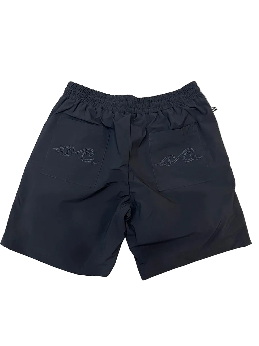MR WAVE RESIDENTIAL NYLON SHORTS MR-6002 (BLACK)