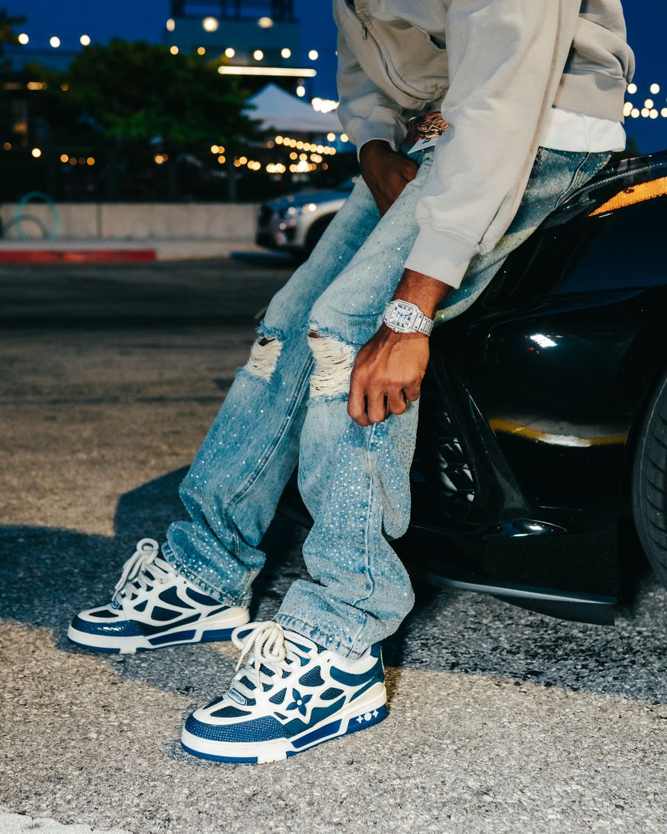 Mixed Emotion 'ME' Rhinestone Jeans