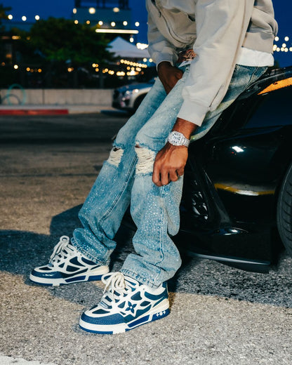 Mixed Emotion 'ME' Rhinestone Jeans