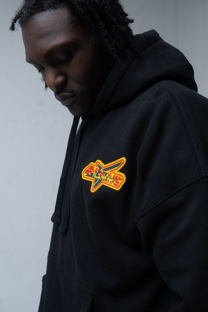 HUDSON HOMME HOODY (549)-BLK