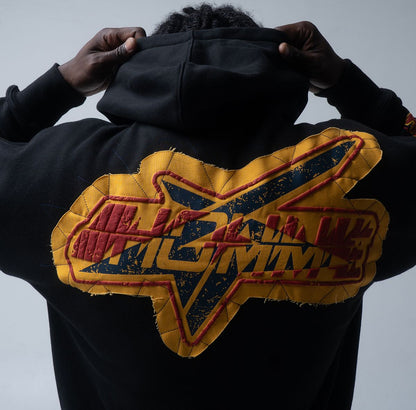 HUDSON HOMME HOODY (549)-BLK