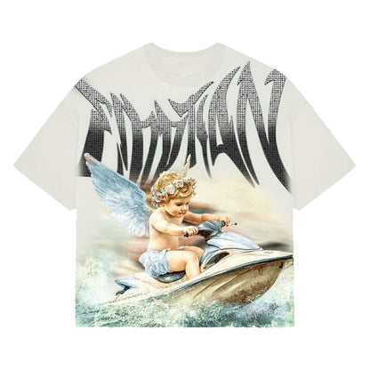 Mixed Emotion  'Jetski' Rhinestone Tee