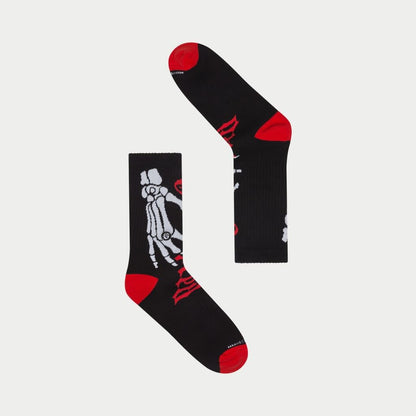 Godspeed Ten Toes Down Sock (BLK/RED)