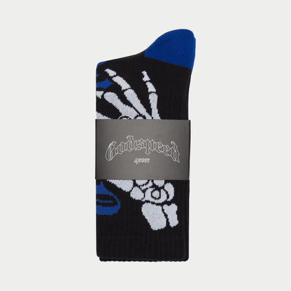 Godspeed Ten Toes Down Sock (BLK/BLU)