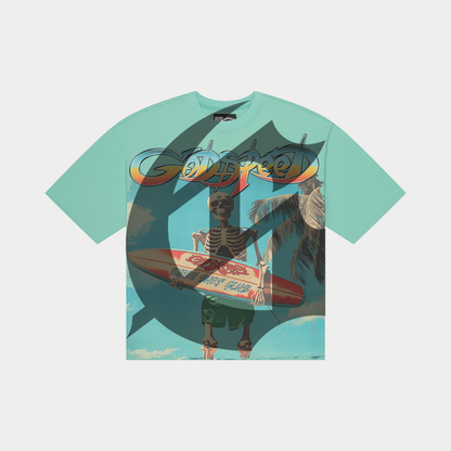 GOD SPEED Miami surf club (Teal)