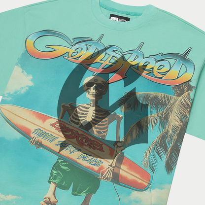 GOD SPEED Miami surf club (Teal)
