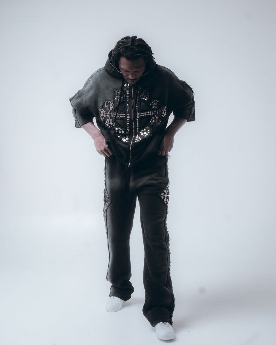 HUDSON Knight Full Zip Hoody 622-BLACK