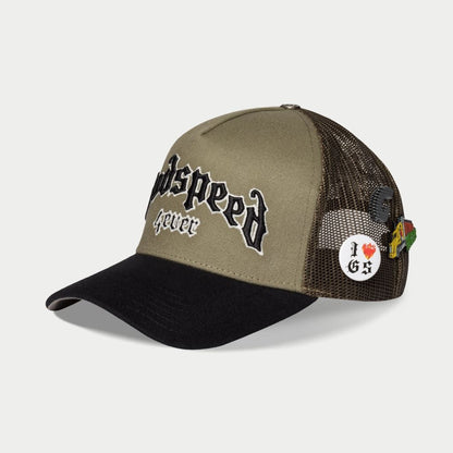 GS FOREVER TRUCKER HAT (Olive/Black)