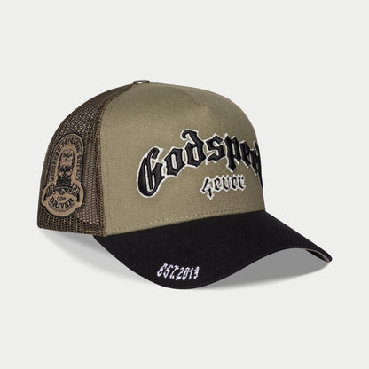 GS FOREVER TRUCKER HAT (Olive/Black)