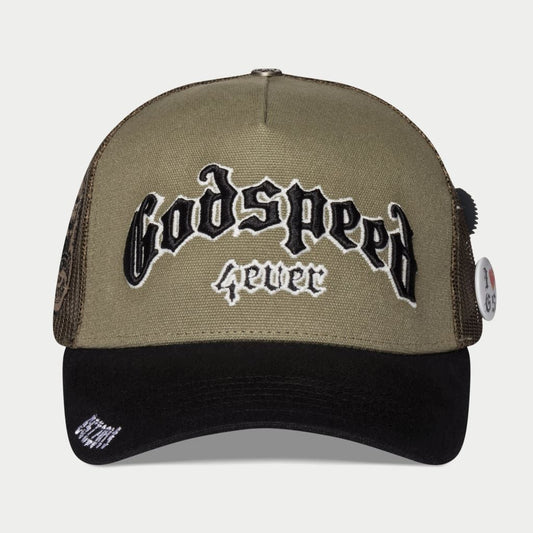 GS FOREVER TRUCKER HAT (Olive/Black)