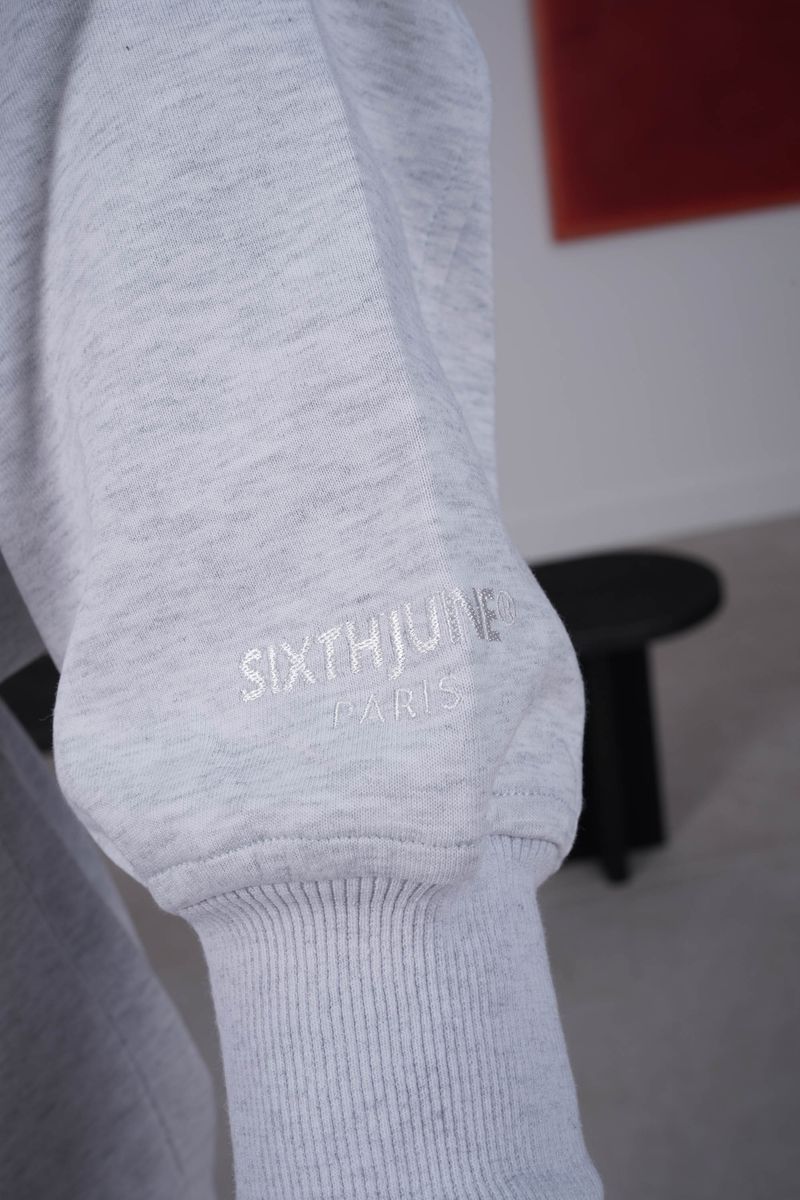 Sixth June Heavy cotton long sleeves hoodie 25769-LGRE