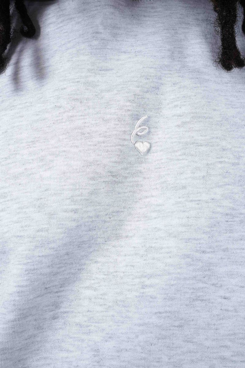 Sixth June Heavy cotton long sleeves hoodie 25769-LGRE