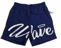 MR WAVE  Bleu Wave Nylon Shorts MR-7002 (Navy Blue)
