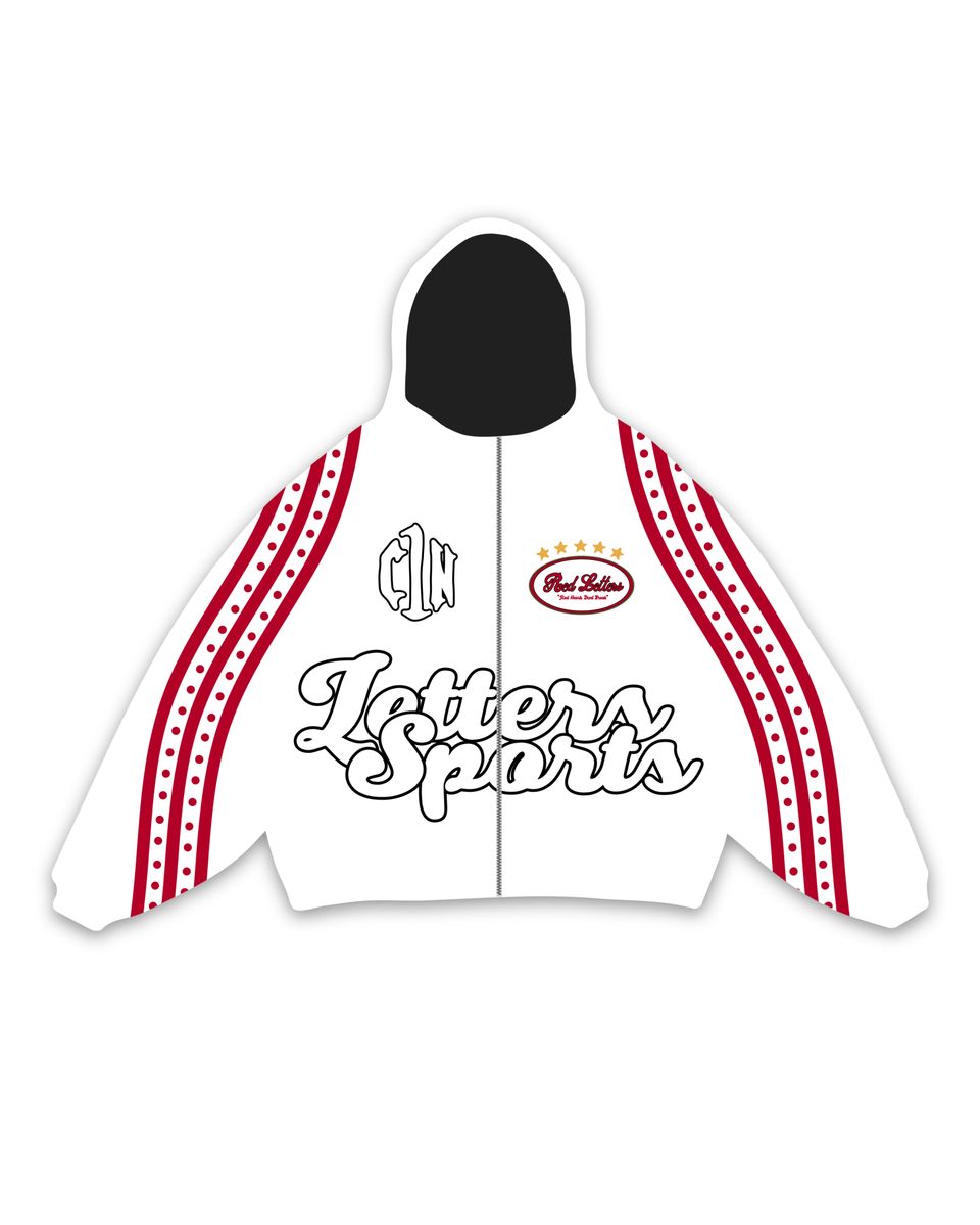 RED LETTERS C1N x RL Zip Up - White
