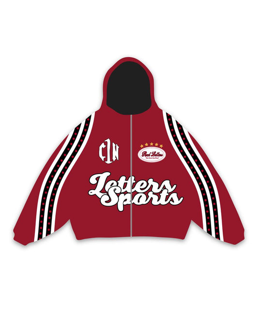 RED LETTERS C1N x RL Zip Up - Red