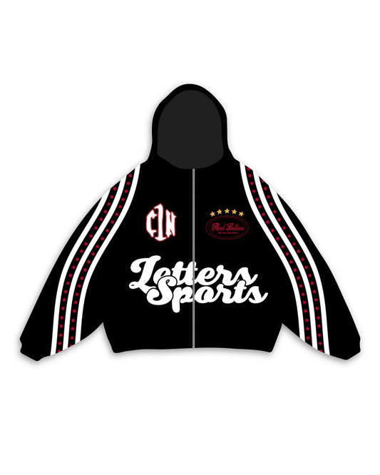 RED LETTERS C1N x RL Zip Up - Black