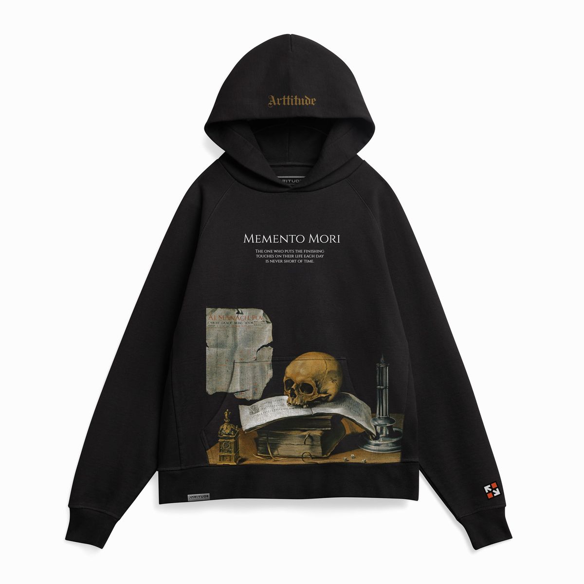 Memento Mori Skull Heavyweight Hoodie