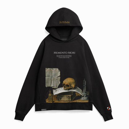 Memento Mori Skull Heavyweight Hoodie