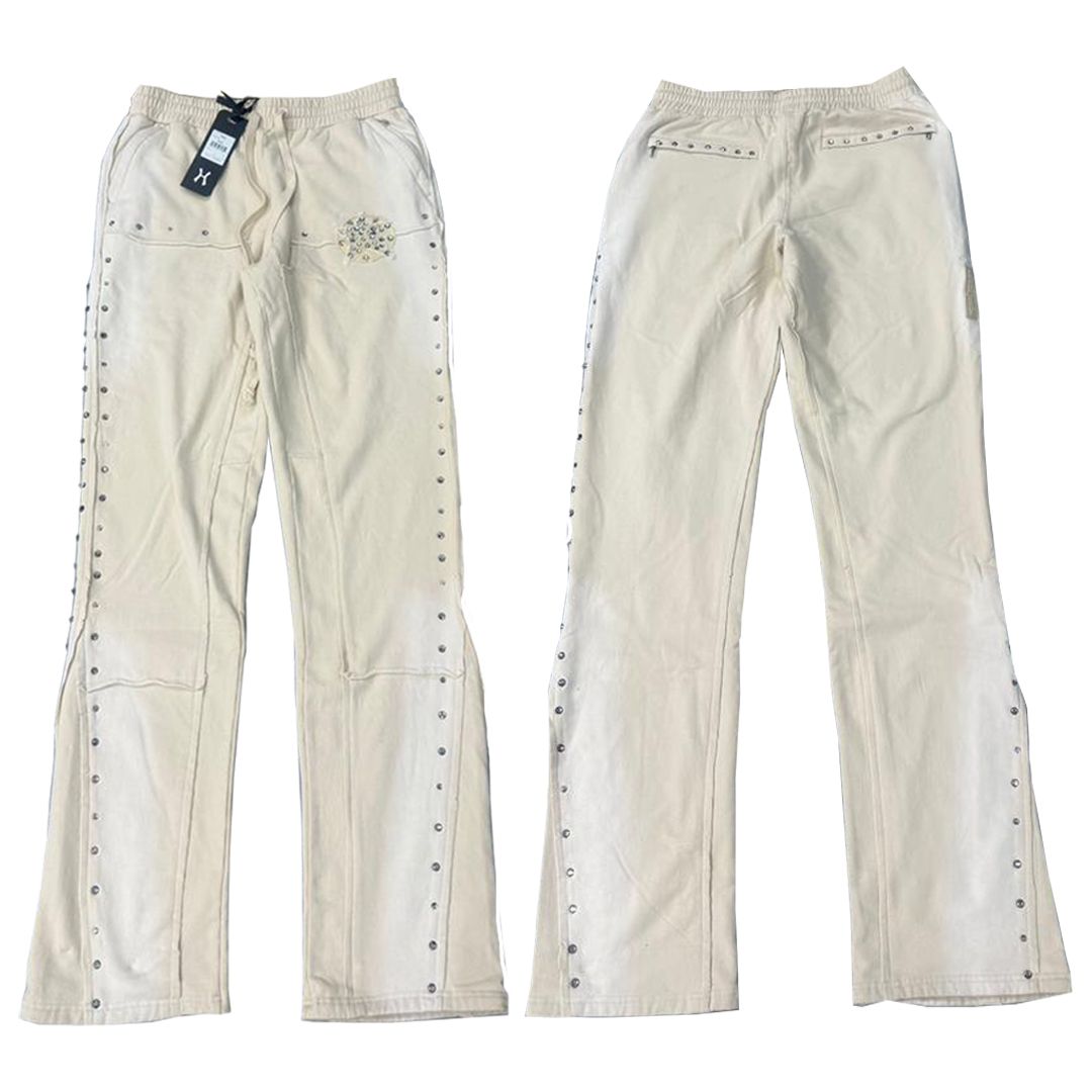 HUDSON JOGGER-606 STAR STONES FLEECE FLAIR JOGGER SAIL (JOGGER-606 - SAIL)