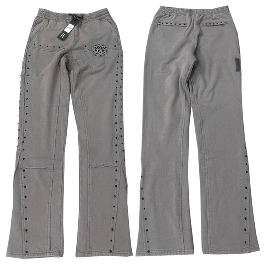HUDSON JOGGER-606 STAR STONES FLEECE FLAIR JOGGER GREY (JOGGER-606 - GREY)