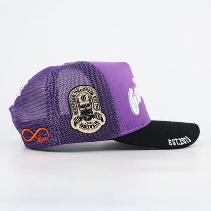 GS FOREVER TRUCKER HAT (PURPLE/BLACK)