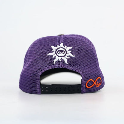 GS FOREVER TRUCKER HAT (PURPLE/BLACK)