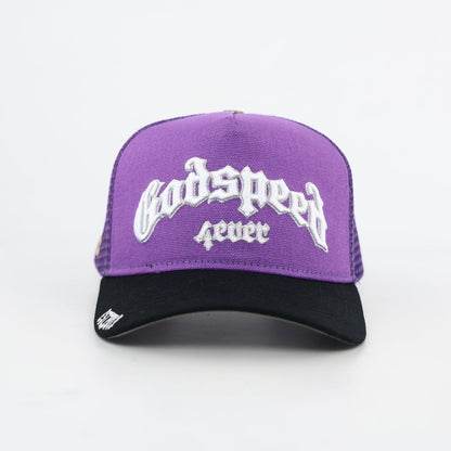 GS FOREVER TRUCKER HAT (PURPLE/BLACK)
