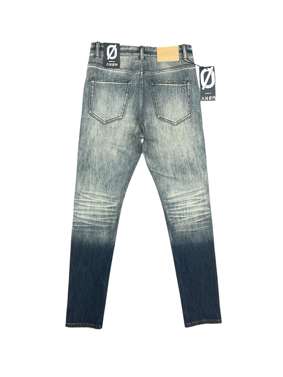 ANOM 360 Skinny Jeans - Dark Blue Washed