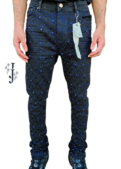 JJ PREMIUM Stacked Stone Denim (Royal Blue)