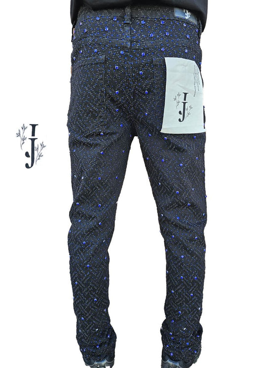 JJ PREMIUM Stacked Stone Denim (Royal Blue)