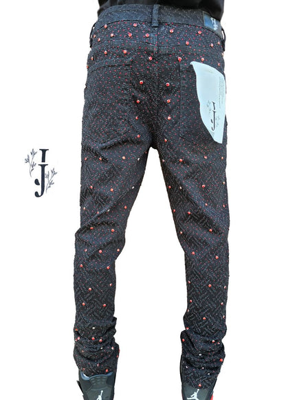 JJ PREMIUM Stacked Stone Denim (Red)