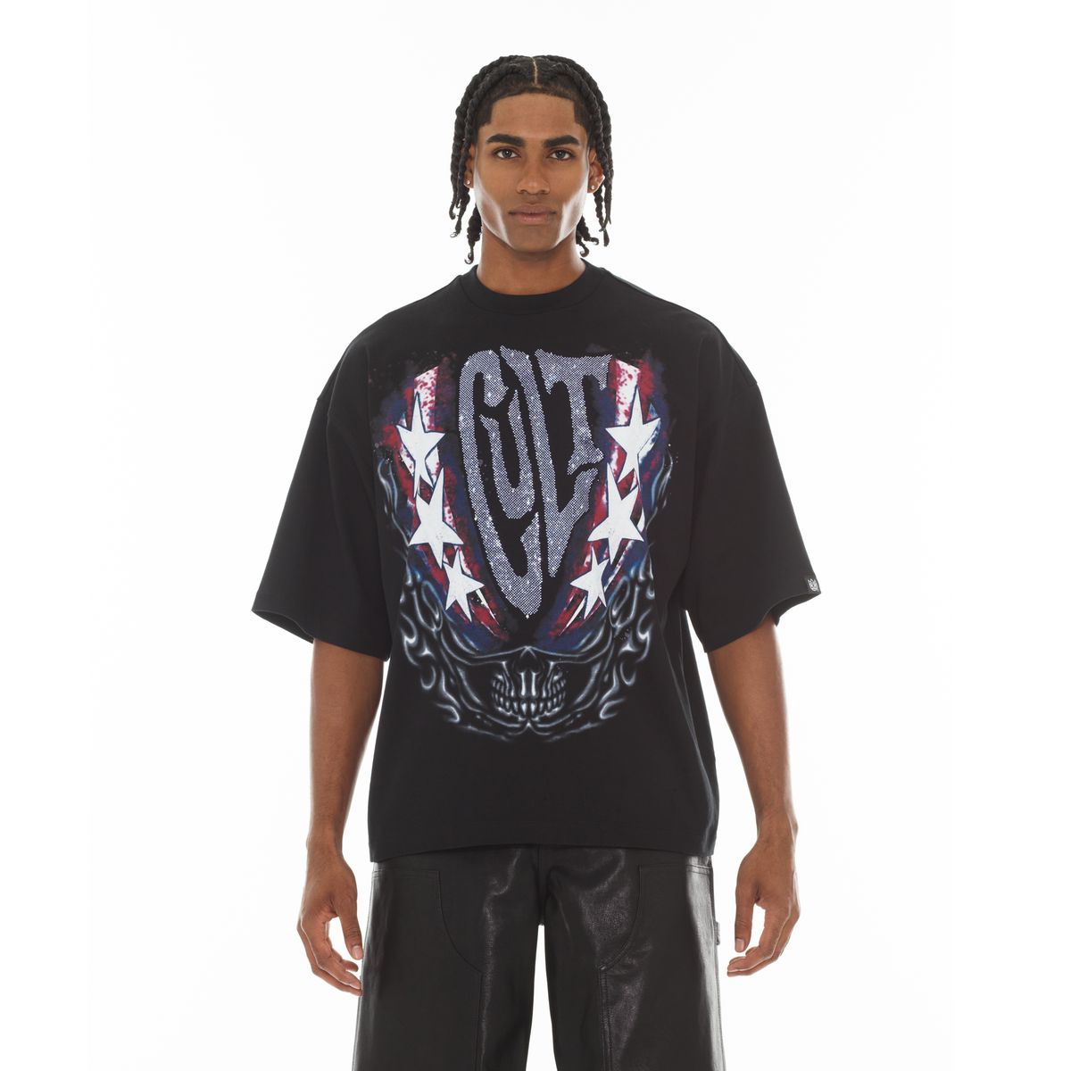 CULT OVERSIZED SS CREW NECK TEE "LIVING THE DREAM" (626A4-K37A)