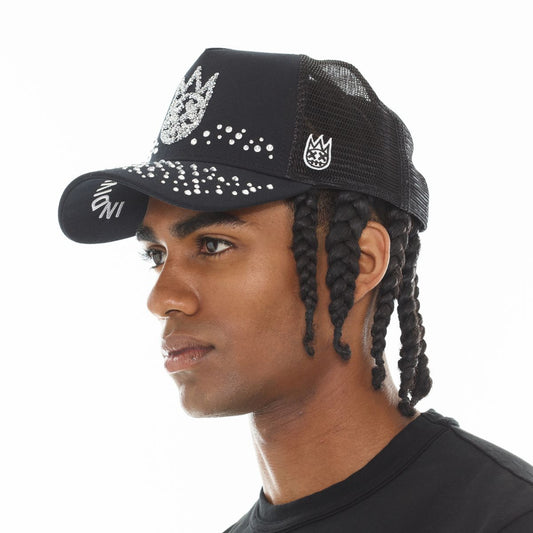 CULT MESH BACK TRUCKER HAT "CRYSTALS" (626AC-CH70A)