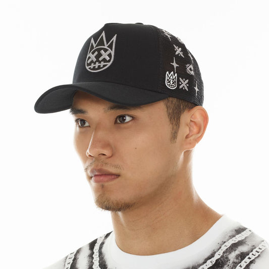 CULT REPEAT PATTERN MONOCHROMATIC HAT (626AC-CH80A)