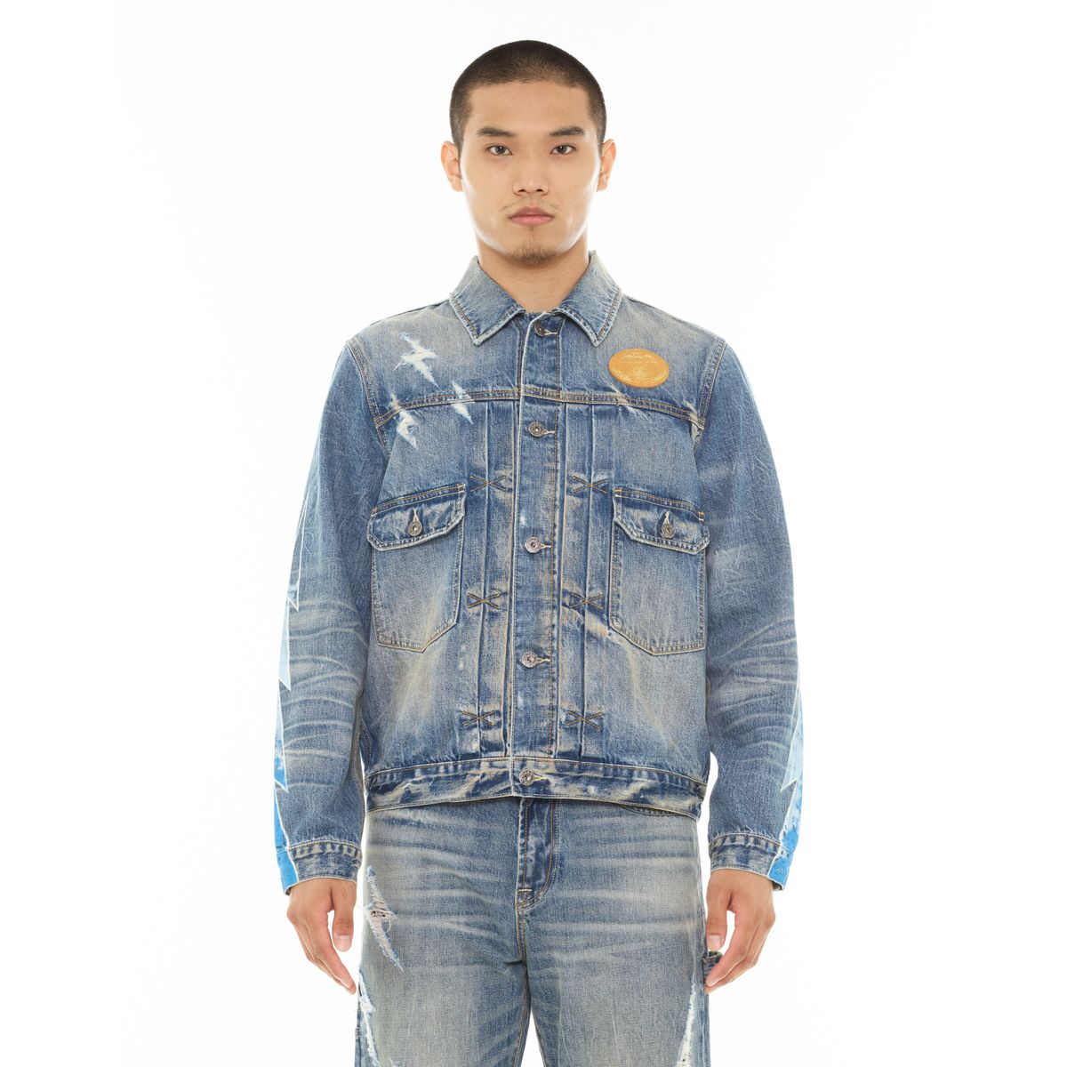 CULT LUCKY BASTARD CLASSIC DENIM JACKET (626AL-JC16A)