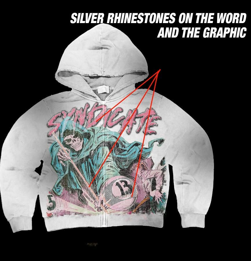 Syndicate "13" HOODY - WHITE OS SSH-2(3)-WHITE