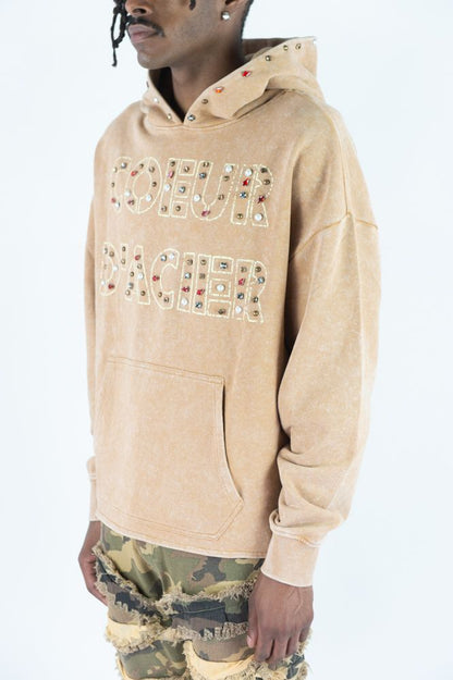 R3BEL DENIM COEUR DACIER HOODIE 752-322