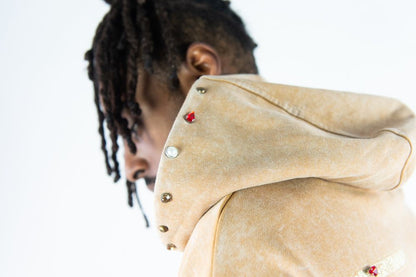 R3BEL DENIM COEUR DACIER HOODIE 752-322