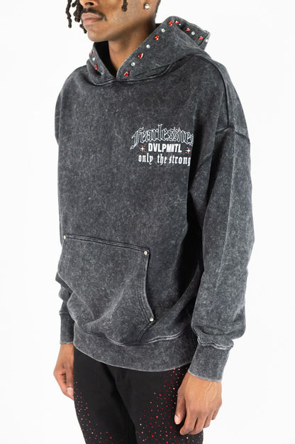 R3BEL DENIM FEARLESSNESS HOODIE 752-333