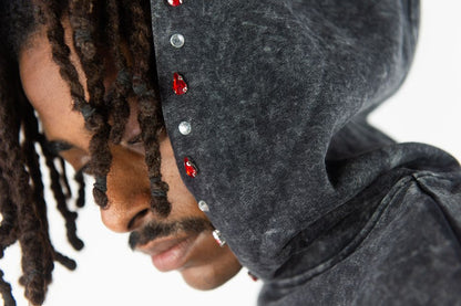 R3BEL DENIM FEARLESSNESS HOODIE 752-333